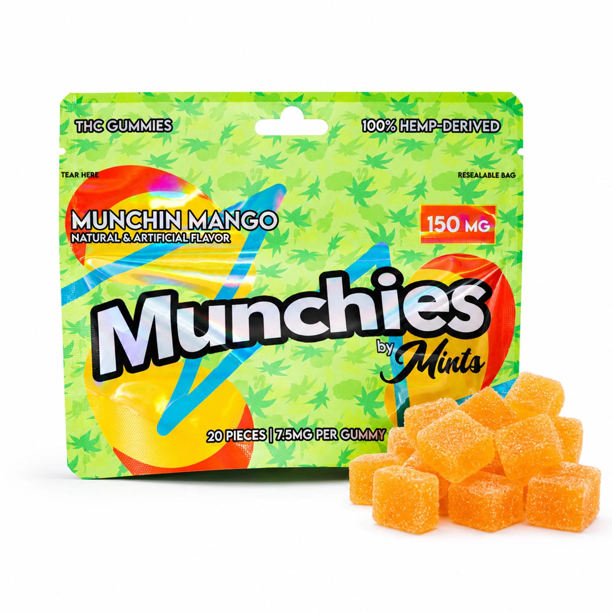 Munchies – Edible Gummies 150MG – Munchin Mango